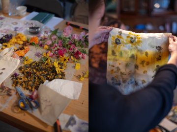 Jurtalitun og jurtaþrykk - násmkeið 